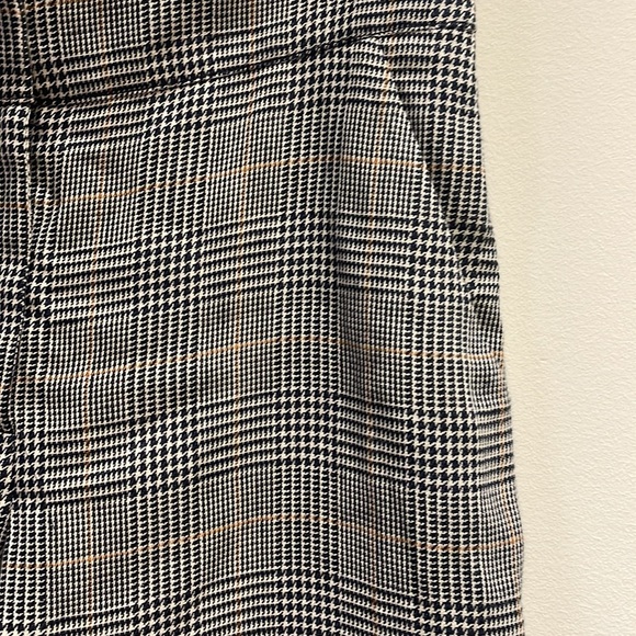 Veronica Beard Gemini Pant Plaid Houndstooth Trousers Multi Navy Grey 10 $395 - Picture 5 of 12